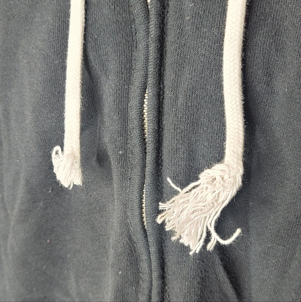 Mossimo Supply Co. Women's Faded Black Zip-Up Hoodie - Picture 9 of 14